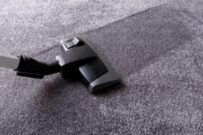 Grey carpet texture and cleaner